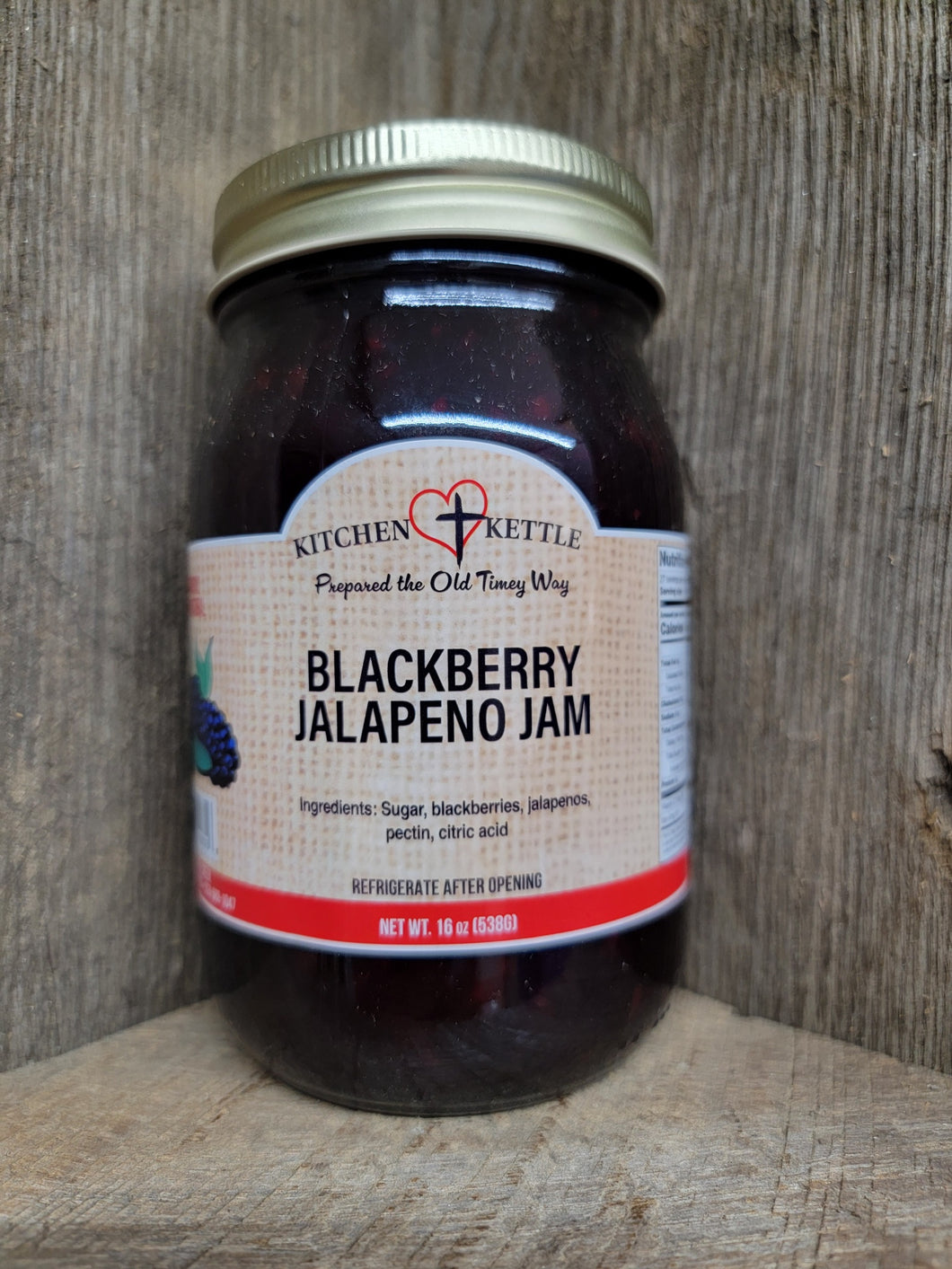 Blackberry Jalapeno Jam 16oz