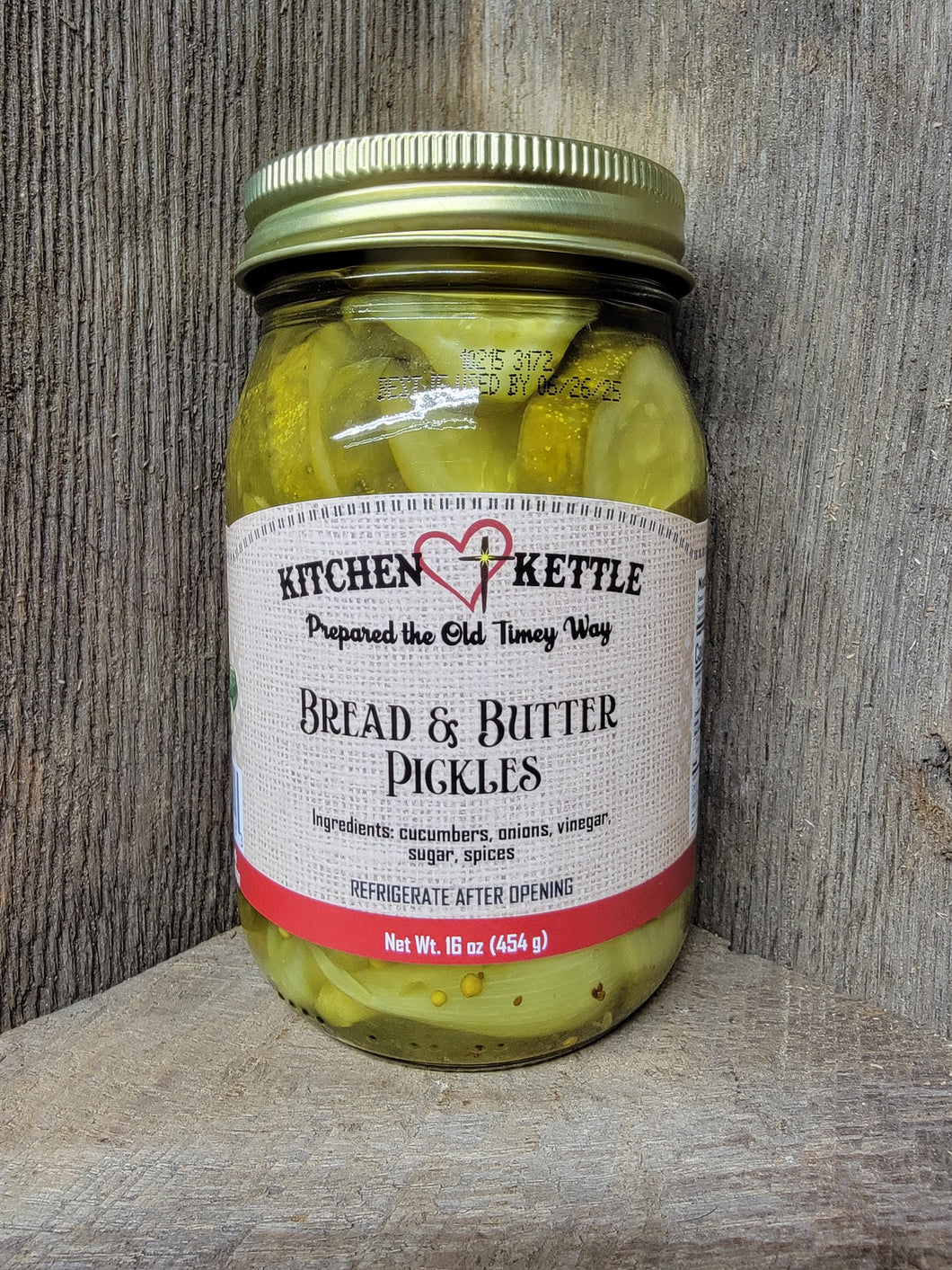 Bread & Butter Pickles 16oz