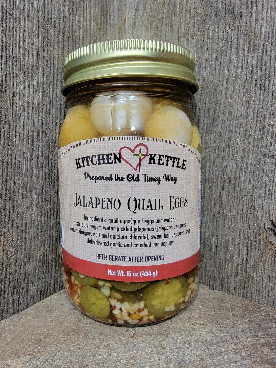 Jalapeno Quail Eggs 16oz