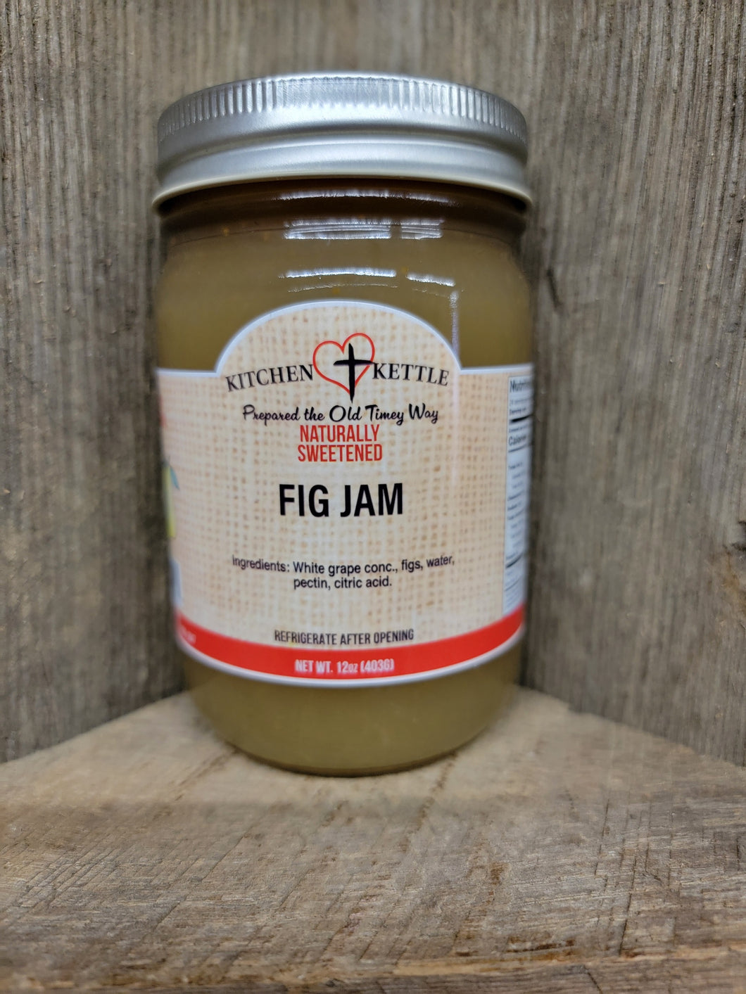 Naturally Sweetened Fig Jam 12oz