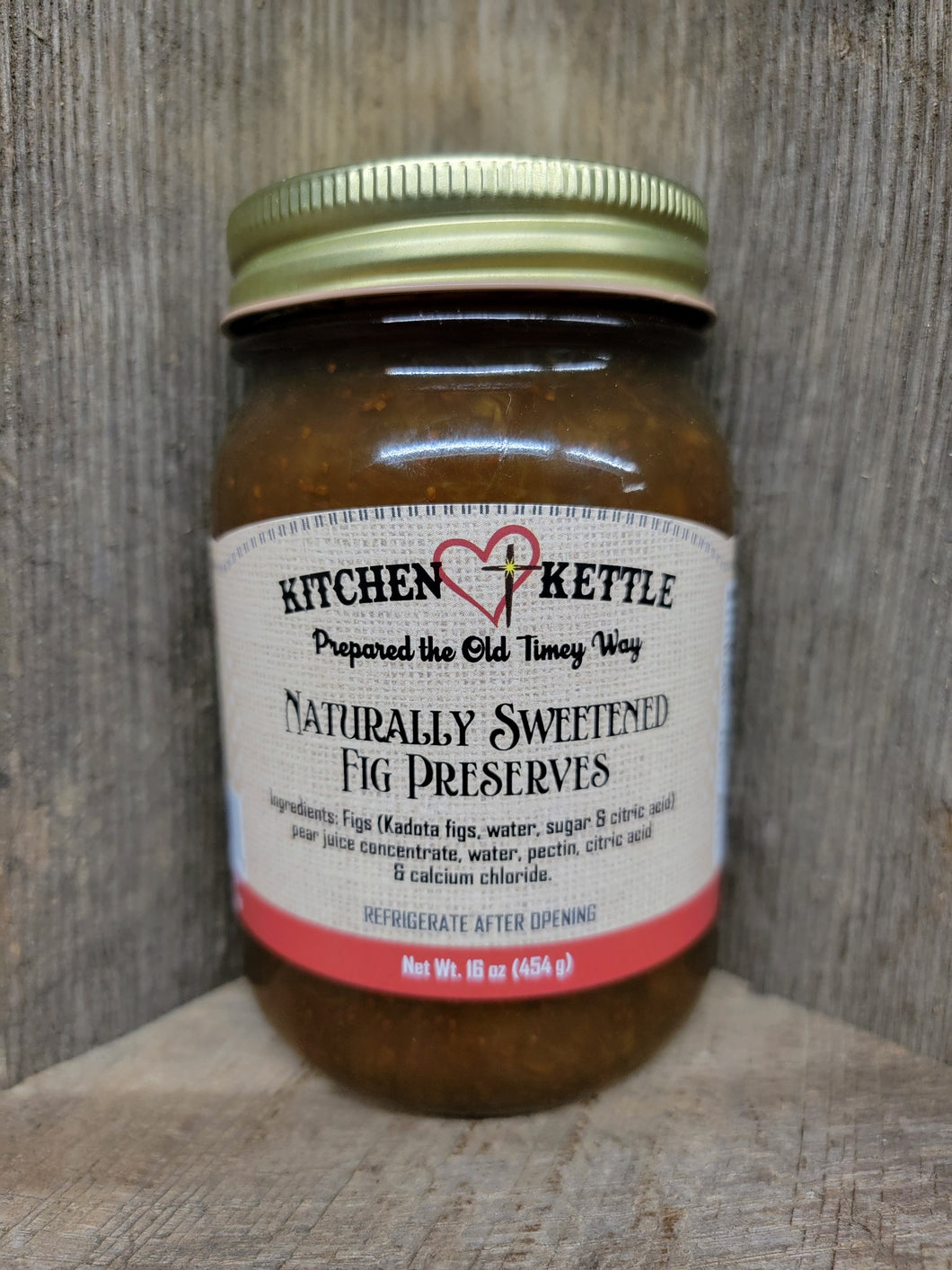 Naturally Sweetened Fig Preserves 16oz
