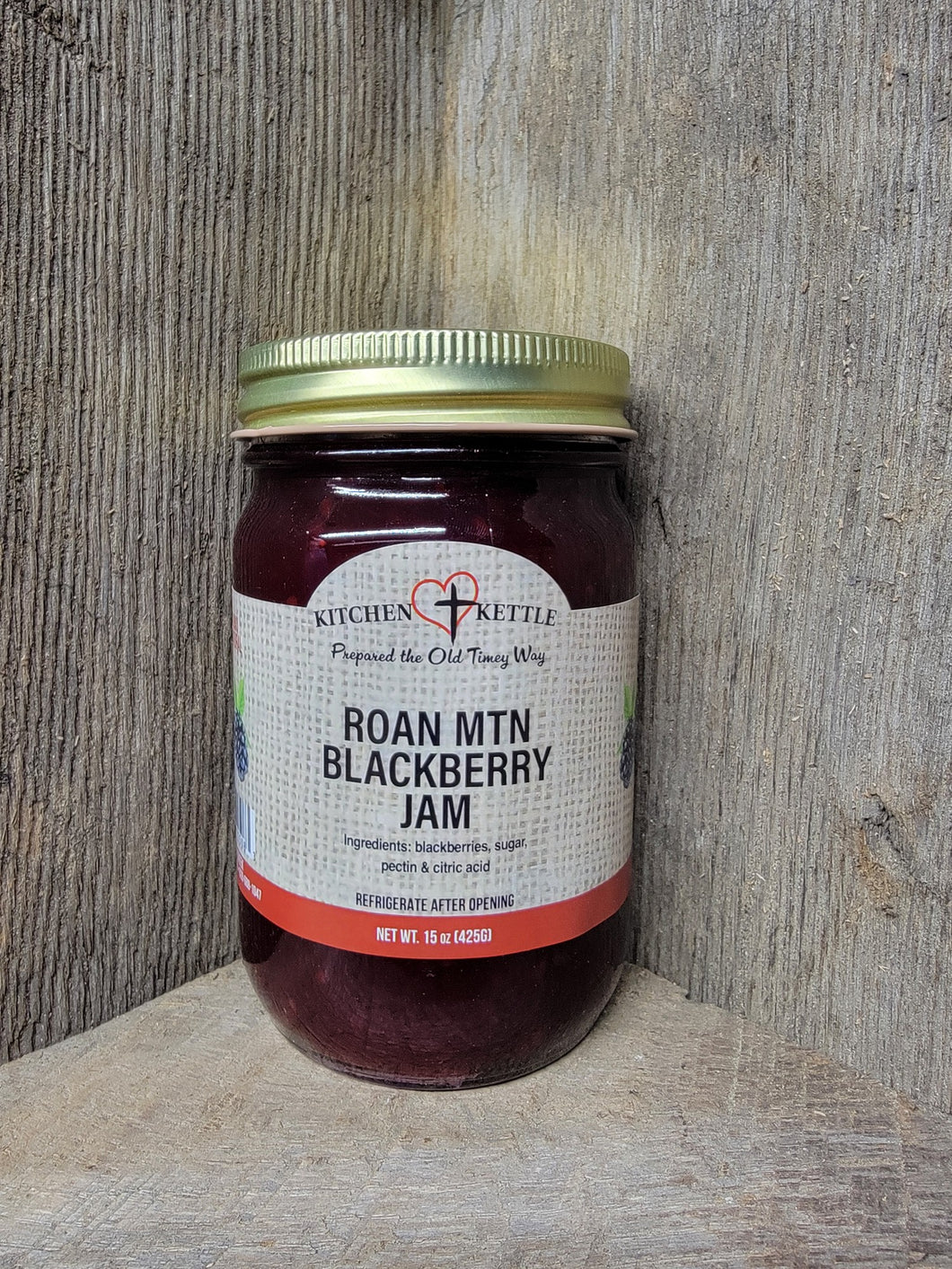 Roan Mtn Blackberry Jam 16oz