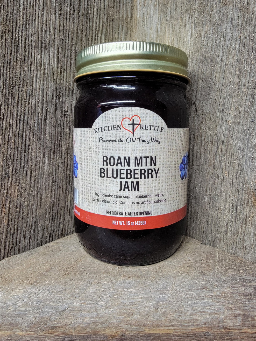 Roan Mtn Blueberry Jam 16oz
