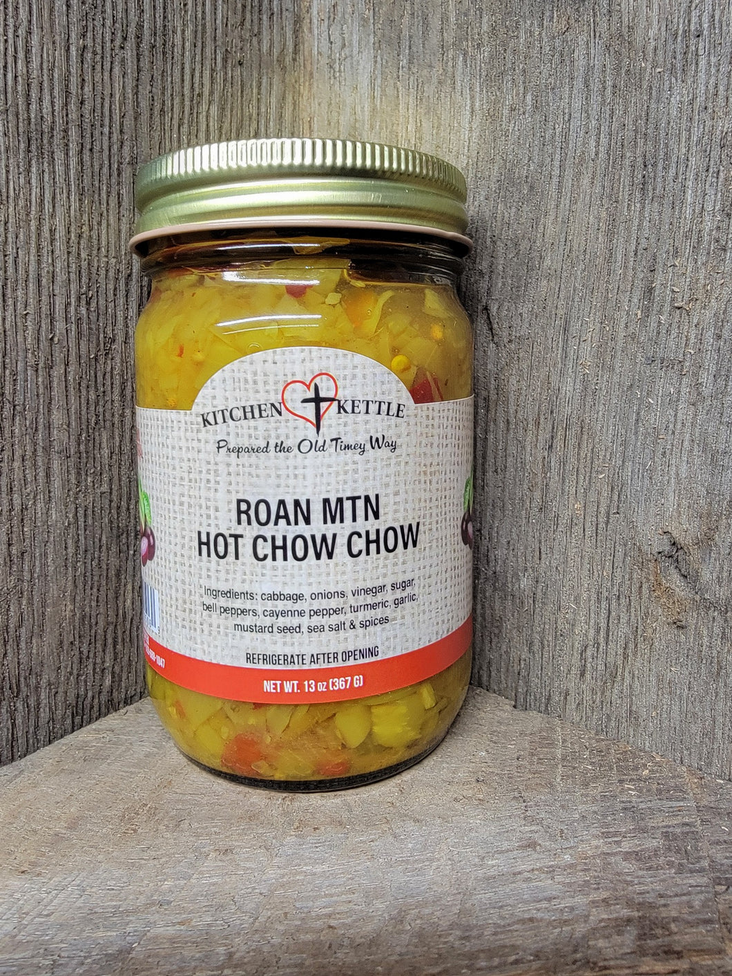 Roan Mtn Hot Chow Chow 16oz