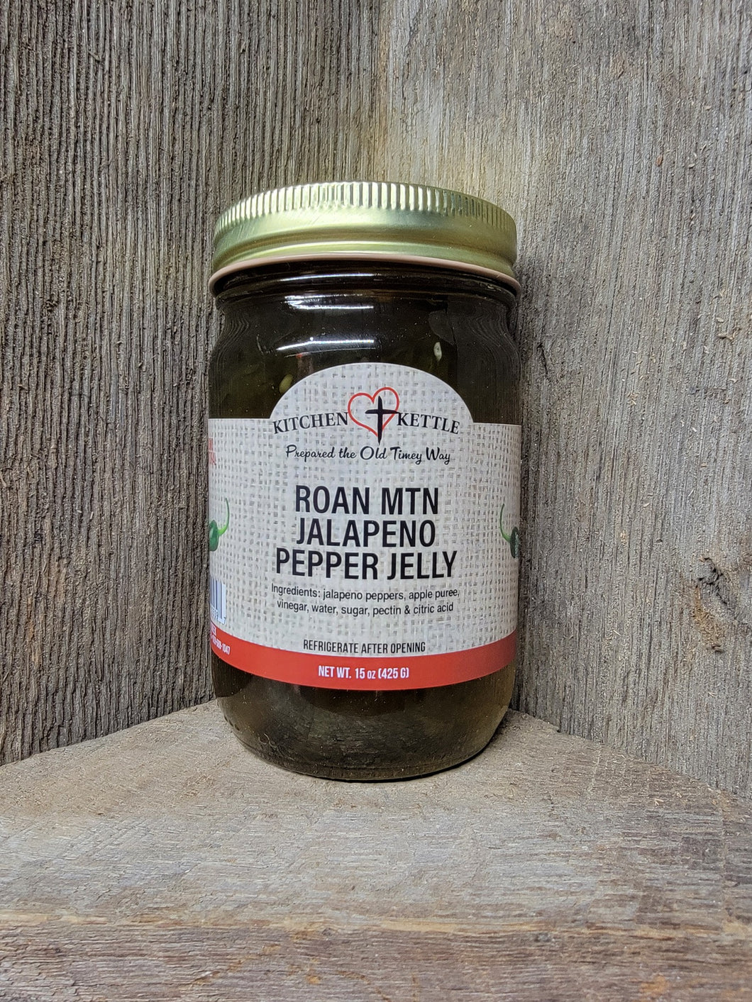 Roan Mtn Jalapeno Pepper Jelly 16oz