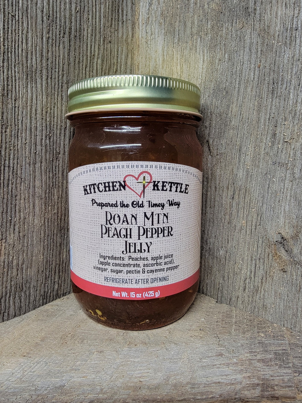 Roan Mtn Peach Pepper Jelly 16oz