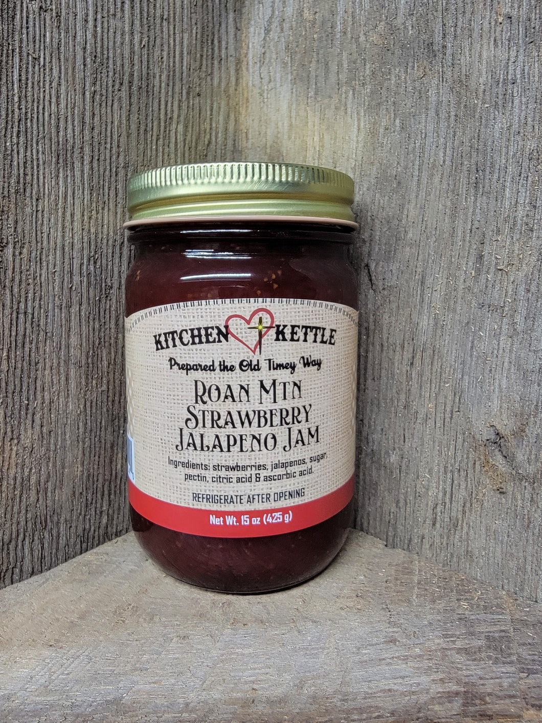 Roan Mtn Strawberry Jalapeno Jam 16oz