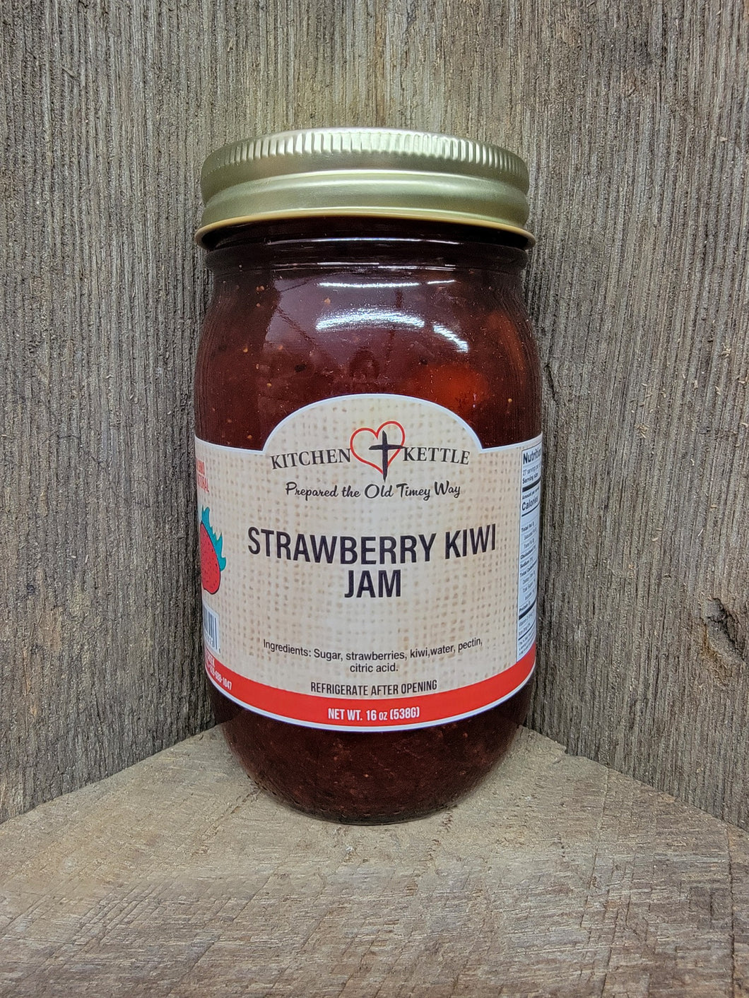 Strawberry Kiwi Jam 16oz