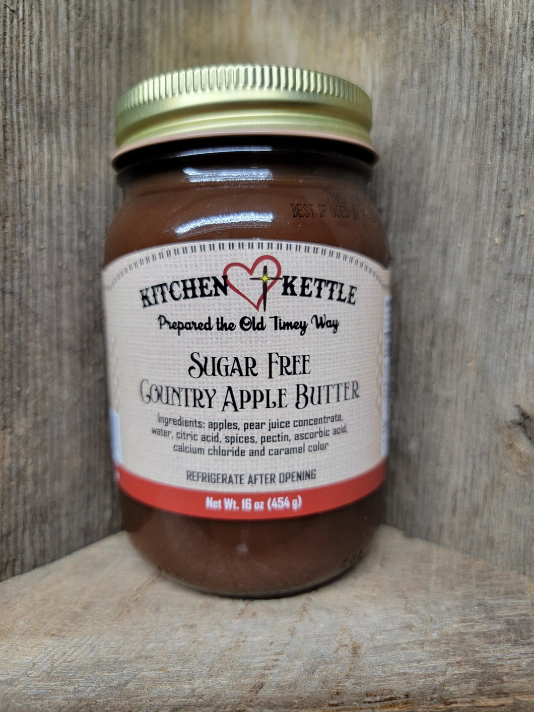 Naturally Sweetened Country Apple Butter 16oz