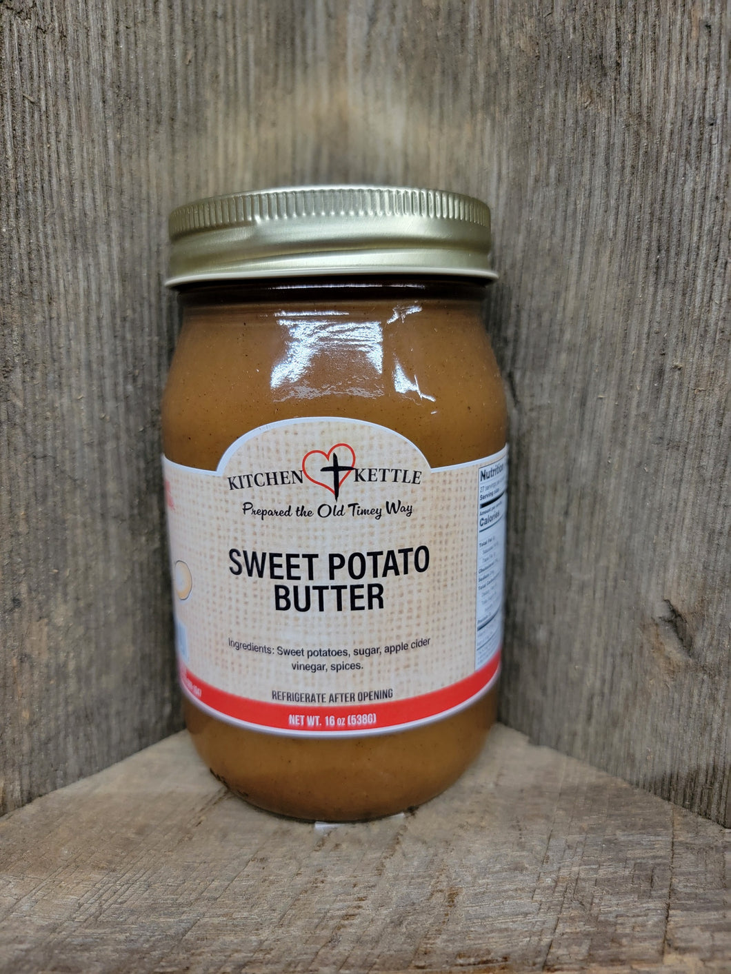 Sweet Potato Butter 16oz